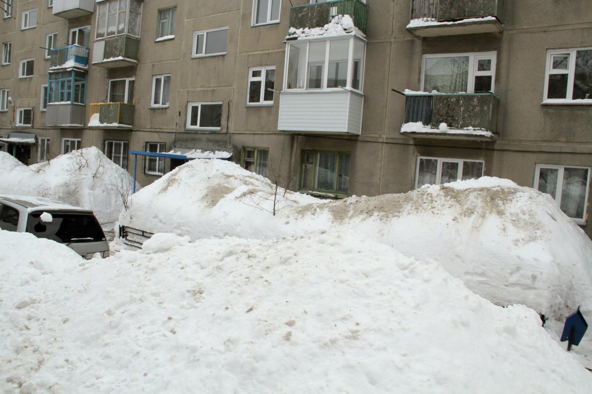 Мэрия Новосибирска: Снегоотвалы переполнены